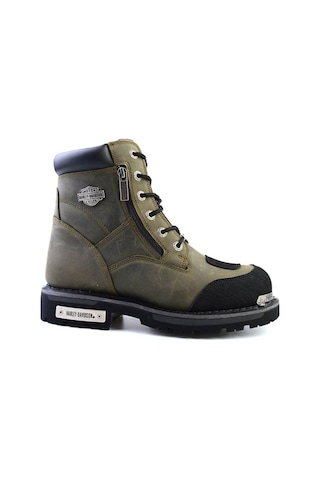 Harley Davidson Olive Hakiki Deri Kadın Bot & Bootie Hd1777060003 001
