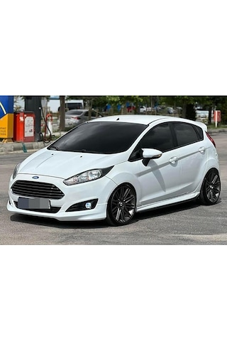 Ford Fiesta Mk6 Aero Yan Marşpiyel Seti Mat Siyah Plastik 2 Adet 2008-2017