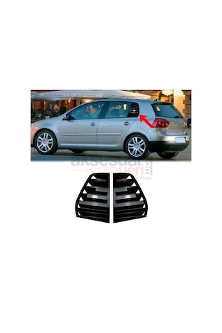 Vw Golf 5 İçin Kelebek Cam Vizörü Kaplaması Piano Black Vw Golf 5 İçin Kelebek Cam Vizörü Kaplaması Piano Black