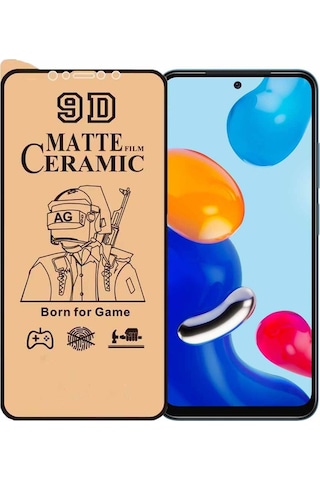 Xiaomi Redmi Note 11 Ekran Koruyucu 9d Mat Seramik Nano Full Kavisli 9018000001101