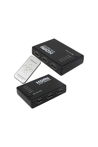 Pm-8342 5 Giriş 1 Çıkış Hdmı 2.0 4k 60hz Switcher Toplayıcı Kumandalı