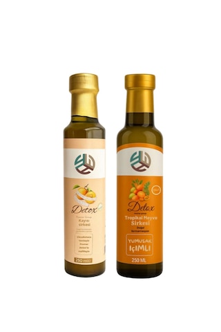 Kayısı  Sirkesi 250 Ml+ Tropikal Meyve  Sirkesi 250 Ml