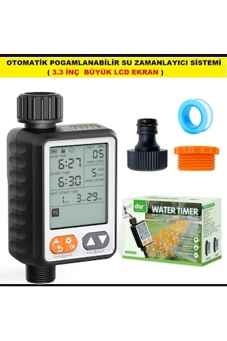 Otomatik Programlanabilir Su Zamanlayıcı Sistemi 3.3 İnç Büyük Lcd Ekran
