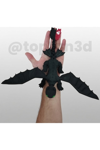 İkili Paket Mega Boy Ejderhanı Nasıl Eğitirsin Gecenin Öfkesi & Işığın Öfkesi - 25cm