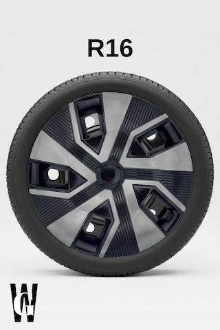 Toyota 16 İnç Jant Kapağı 4 Adet Siyah Füme C114