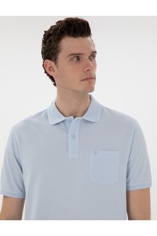 Pierre Cardin Erkek Açık Mavi Tişört Basic 50302538-vr003