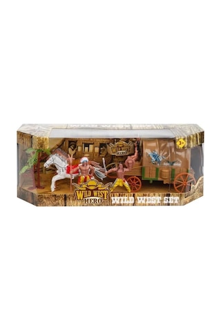 S00077116 Kovboy Oyun Set - Kızılderili At -1 Adet Stokta Olan Gönderilir Çok Renkli