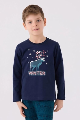 Arnetta Erkek Çocuk Lacivert Pijama Takımı Ar3135-c-v1