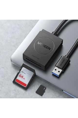 Mufunye Usb 3.0 Hızlı Çok Fonksiyonlu Okuyucu, Sd Ve Tf Kart Desteği, Ugreen 20250 Modeli