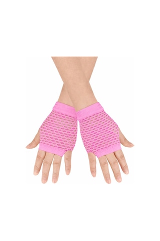 Relatos 80 Ler 90 Lar Retro Neon Pembe File Parmaksız Kısa Eldiven 11 Cm Altın Relatos 80 Ler 90 Lar Retro Neon Pembe File Parmaksız Kısa Eldiven 11 Cm Altın
