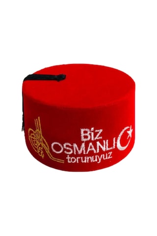 Sedacankostüm Biz Osmanlı Torunuyuz Fesi Özel Hediyelik Fes