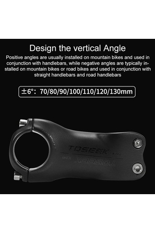Ebitda Toseek K04 Karbon Fiber Lehimleme Yol/dağ Bisikleti Gidona Yükseltici Musluk - 17 Derece, 130mm, Siyah-gri-gümüş Siyah - Gri