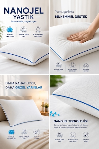 Formeya Climate Nano Jel Yastık %100 Pamuk Dış Kumaş 110