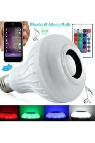 Led Hightek Gece Lambası Bluetooth Hoparlör Rgb Ledli Lamba Kuman