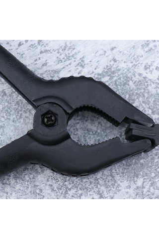 4.5 Inç-11.5 Cm 6 Adet Fon Mandalı -Clamp - Fon Perde Tutucu