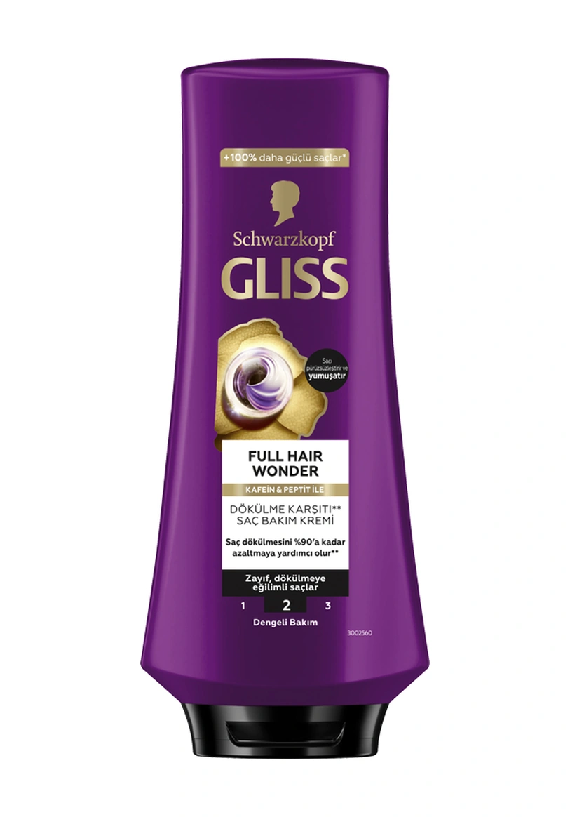 Gliss Saç Kremi 360 Ml Full Hair Wonder Gliss Saç Kremi 360 Ml Full Hair Wonder