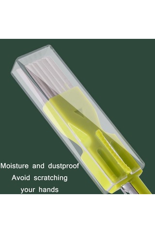 Cbtx Ev Mutfak Çok Fonksiyonlu Yeşil Soğan Soyucu Yeşil