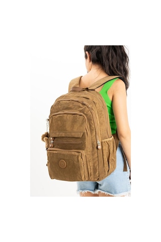 Baginn Unisex Sırt Çantası Hafif Yağmur Geçirmez Klinkır Kumaş Laptop Bölmeli Seyahat Çantası 43 30 Cm 001