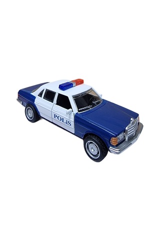 Metal Nostaljik Çek Bırak Polis Model Araba Açılır Kapı Yumuşak Lastik 11 Cm