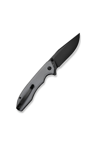 Sencut Sylor Gray G10 Handle Black D2 Blade Kamp Çakı Gri