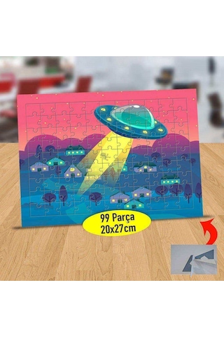 Köye Inen Ufo 99 Parça Puzzle Yapboz Tablo-23-2147907416 Köye Inen Ufo 99 Parça Puzzle Yapboz Tablo-23-2147907416
