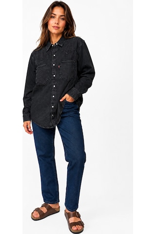 Levi's Kadın Pamuk Kot Gömlek-füme