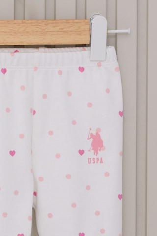 U.S. Polo Assn. Kız Bebek Beyaz Takım 5274-45899 Beyaz