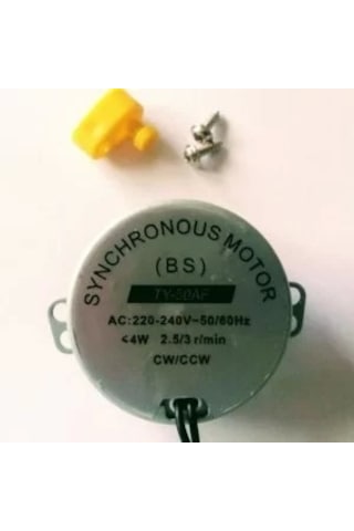 ÇEVİRME MOTORU 220 V 6 W 1/'240 RPM