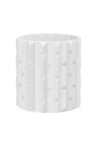 Geometrik Tasarım Dekoratif Saksı 20 Cm Modern Minimal Bitki Saksısı Ev & Ofis Dekoru