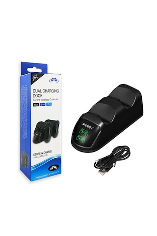 Ps4 Dual Şarj Stand Playstation Dock İkili Led Göstergeli