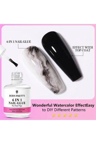 Born Pretty 6 İn 1 Nail Glue - Jel 55391