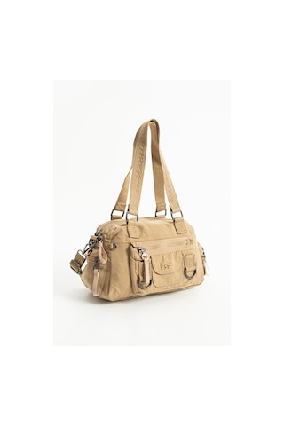 Kadın Omuz Çantası Çapraz Askılı Postacı Bayan Çantası 21 31 Cm Poliamid Hafif Kumaş Kol Çantası Vizon