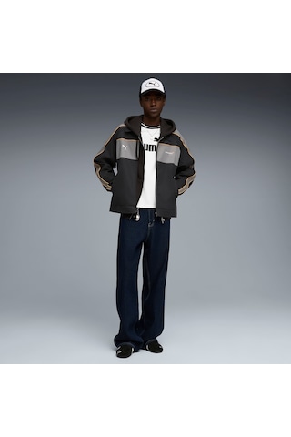 Puma Mclaren Racıng Coach T7 Erkek Ceket 637506 07 Gri