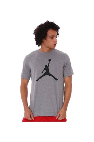 Jordan Erkek T-shirt M J Jumpman Ss Crew Cj0921-091 Gri-gri