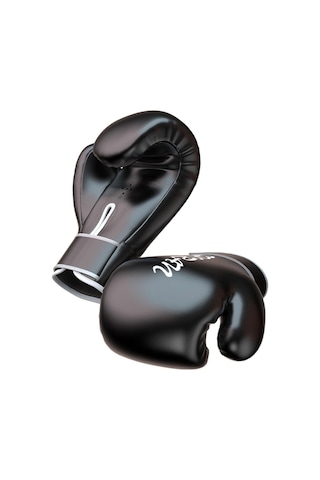 Boks Antrenman Eldiveni Müsabaka Muay Thai Egzersiz Dövüşü Boks Torbası Eldiveni 10oz Siyah