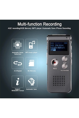 Singree "taşınabilir N28 Dijital Ses Kaydedici - Yüksek Kaliteli Konferans Ve Ders Kaydı, Gürültü Azaltma Özellikli"