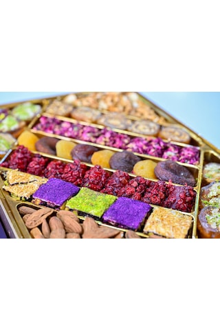 Tadım Dünyası Lüx Karışık Hediyelik Kuruyemiş & Lokum 850 Gr 103