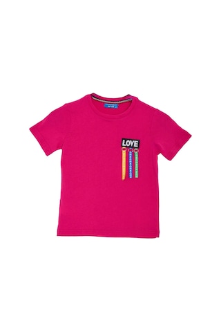 Alexandergardi Alexandergardı Çocuk Bisiklet Yaka T-shirt C22-ts01 Fuşya