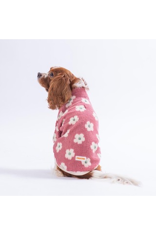Avenra Bloom Ceket Çiçek Desenli Batik Kedi Köpek Ceketi Kedi Köpek Kıyafeti Kedi Köpek Elbisesi
