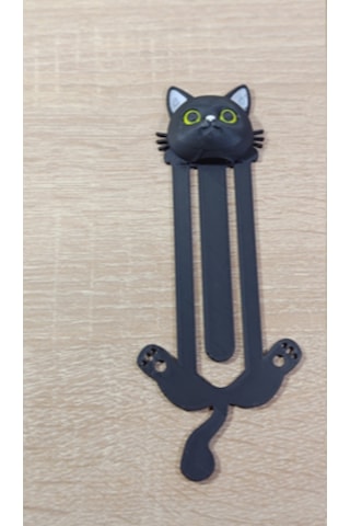 Kedi Figürlü 3 Boyutlu Kitap Ayracı