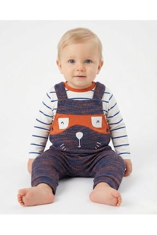 Tongs Baby Wanted Salopet Takım - Kiremit