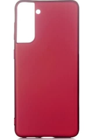Samsung Galaxy Uyumlu S21 Plus Kılıf Esnek Yapılı İnce Slim Silikon Kapak Ryc/premier Bordo