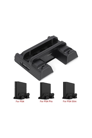 Dobe PS4 Pro Stand Şarj İstasyonu Soğutma Fanlı Multifonksiyonel