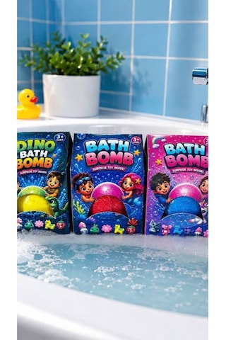 Banyo Topu Banyoda Köpüren Renkli Banyo Topu Oyuncak Banyo Topu 200 Gr 1 Adet