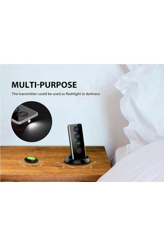 Maoyaya Ve Metre Menzilli Kayıp Arayıcı Kablosuz Işıklı Geeroyoo Eşya Bulucu Arada Anahtar Alarmı 4'ü 1 - Ra