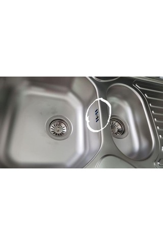 Dominox Franke Evye Sifon Takımı 1.5 Göz Kare Taşmalı