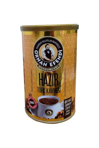 Orhan Efendi Hazır Türk Kahvesi Şekerli Teneke 250 G