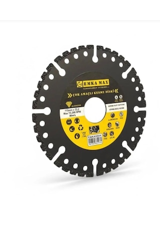 Seramik, Taş, Alüminyum, Pvc Ve Çelik Kesmek İçin Çok Amaçlı Kesme Diski 115 Mm