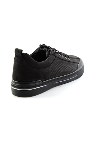 Bambi Siyah Nubuk Hakiki Deri Erkek Sneaker E01438096001