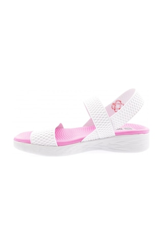 Dgn 102-23y Kadin Lastikli Sandalet 102-2265-R0214 Beyaz - Fuşya